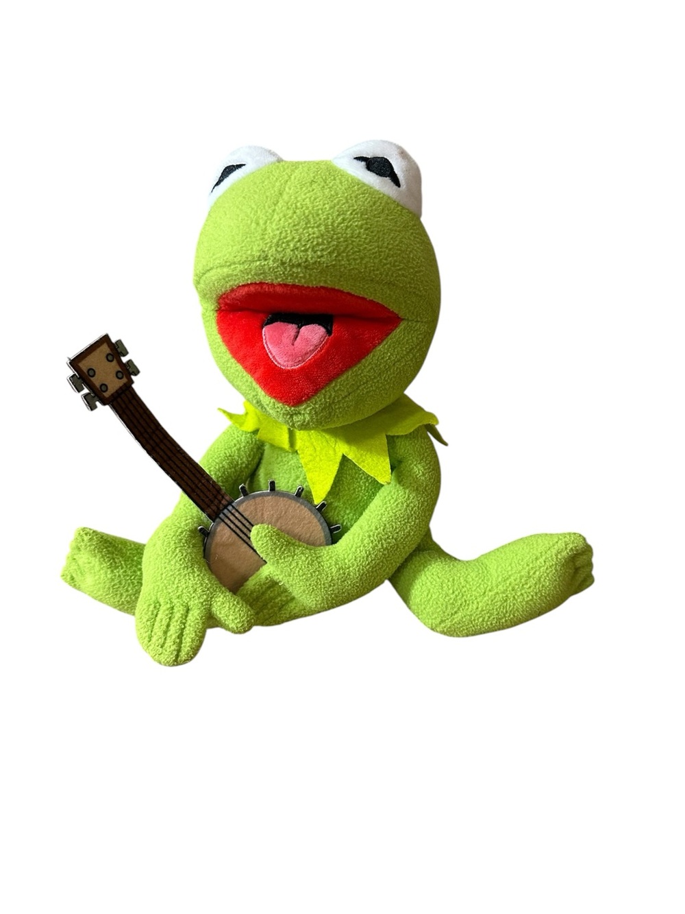 Disney Muppets Kermit The Frog With Banjo Plush Doll